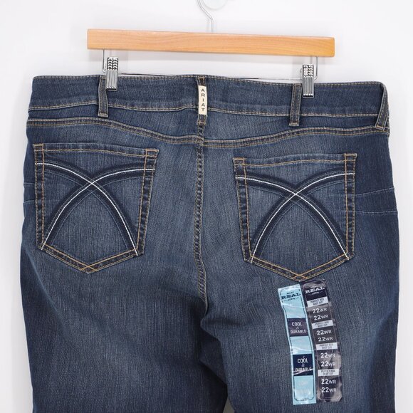 NWT ARIAT Perfect Rise Rosa Boot Cut Jeans Lita Dark Wash Size 22WR - Picture 6 of 11